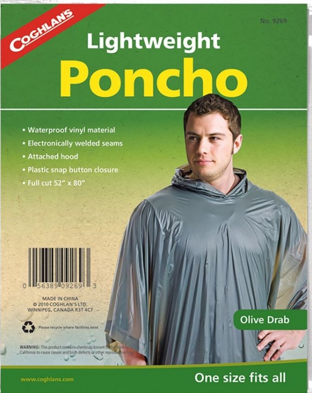 Coghlan´s pončo olivové Lightweight Poncho