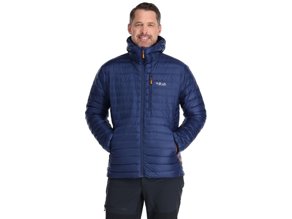 Rab Microlight Alpine Jacket deep ink (marmalade)/DIM M bunda