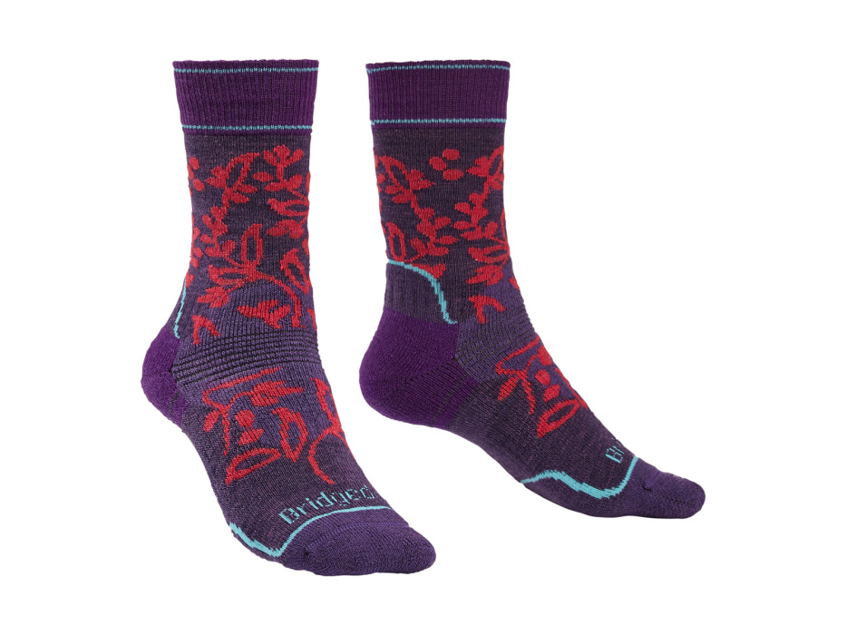 Bridgedale Hike MW MP Boot Women's purple/pink/121 S ponožky