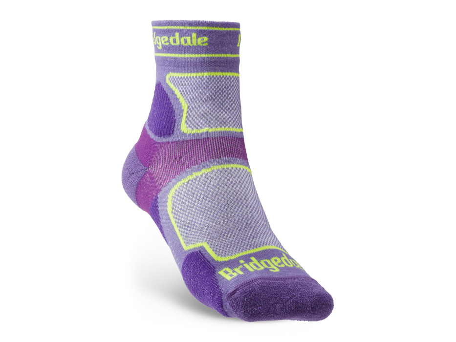 Bridgedale Trail Run UL T2 CS 3/4 Crew Women's purple/371 S ponožky