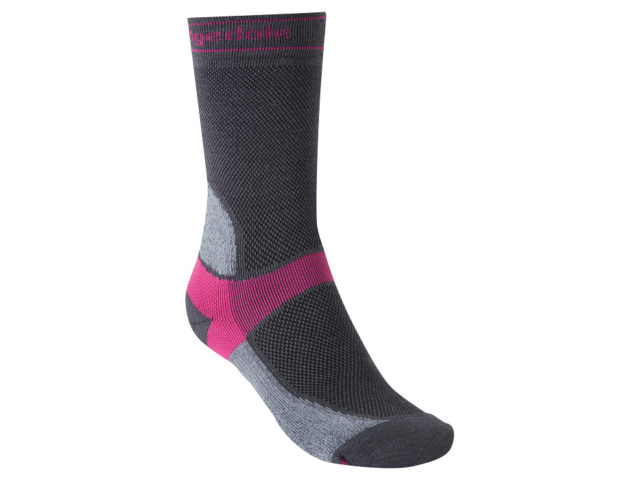 Bridgedale MTB Summer T2 CS Boot Women's dark grey/pink/339 S ponožky