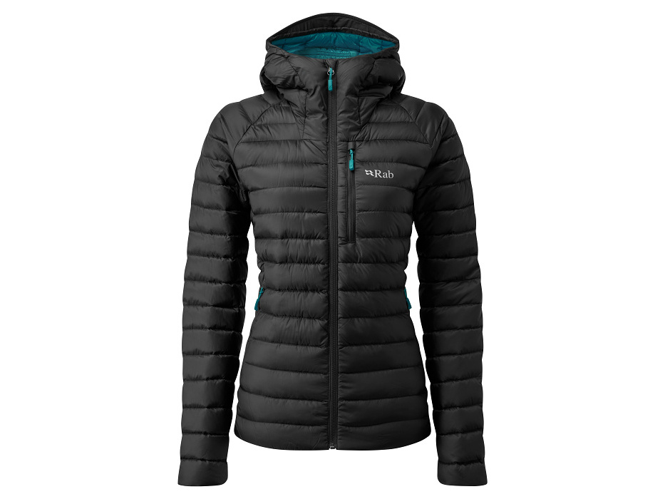 Rab Microlight Alpine Jacket Women's black/BL XS bunda