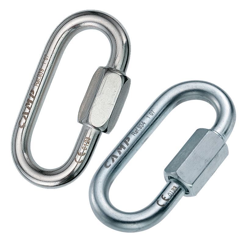 Mailona Camp Oval Quick Link 8mm Zinc plated Steel