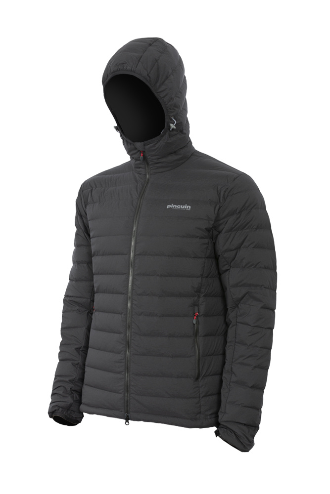 Péřová Bunda Pinguin Summit Men Jacket Black vel. L