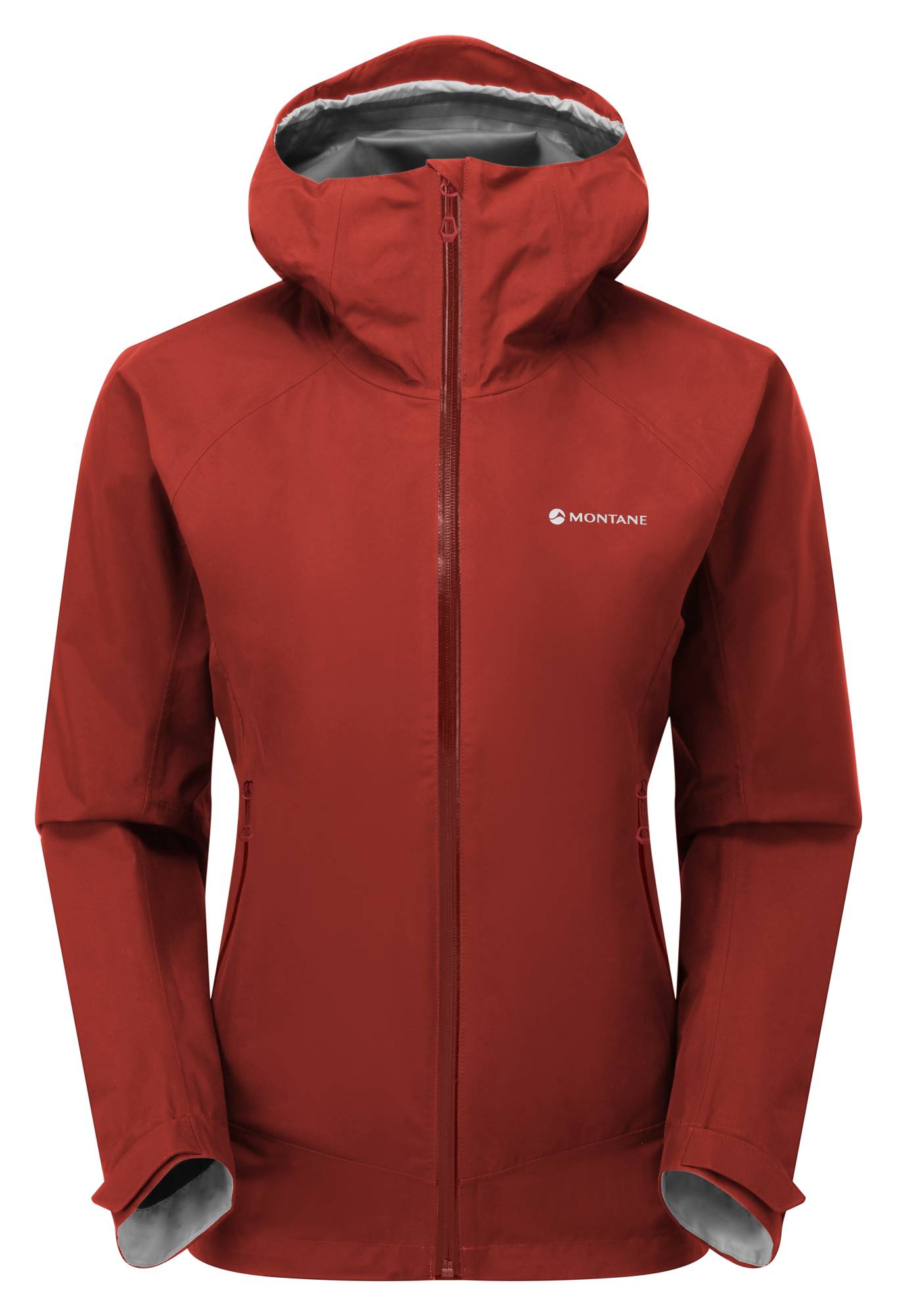 Montane FEM SPIRIT JACKET-SAFFRON RED-UK12/M dámská bunda červená