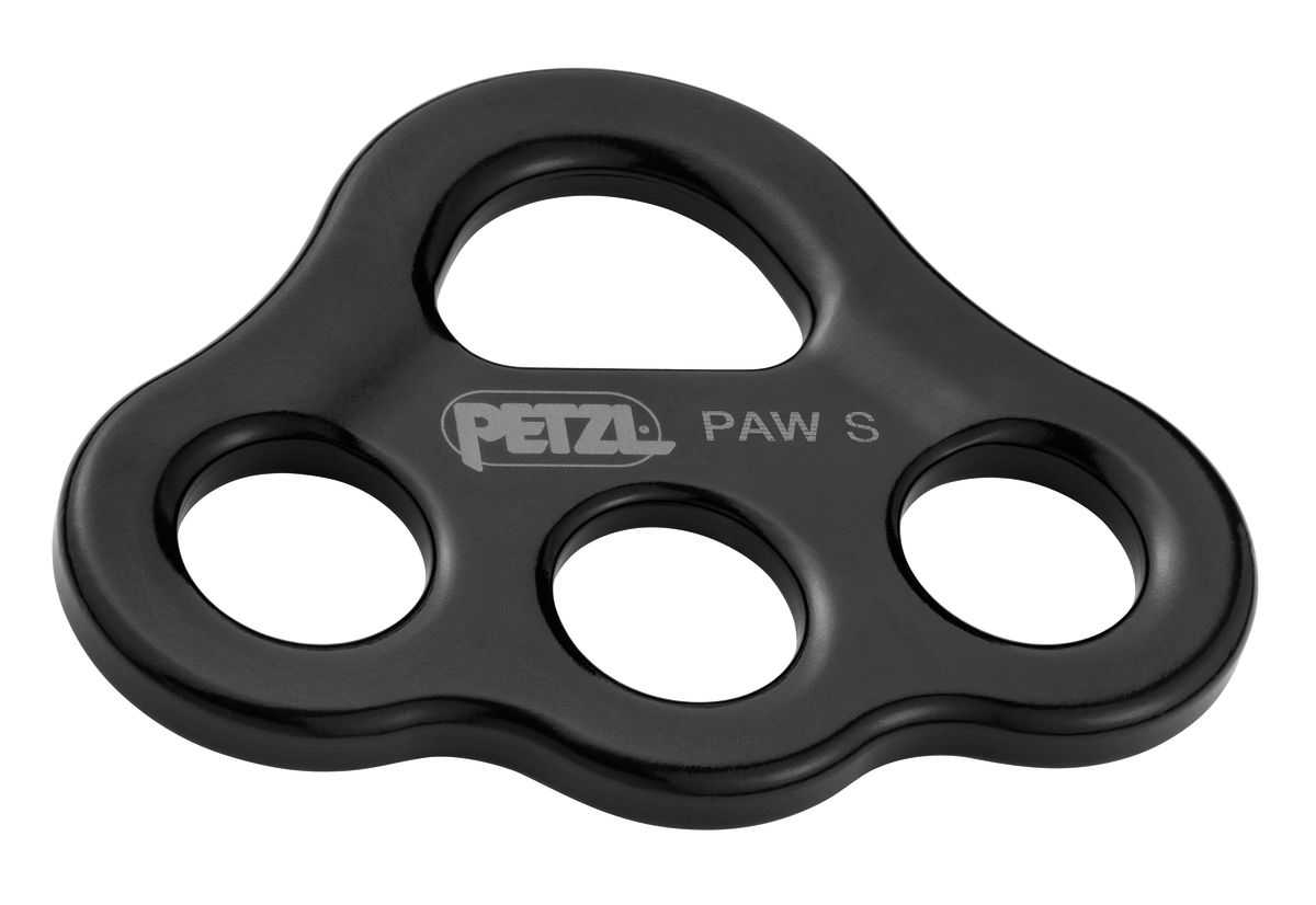 Petzl PAW S kotvící deska malá ČERNÁ