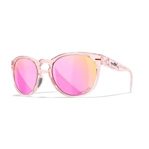 WILEY X COVERTCaptivate Polarized - Rose Gold Mirror - Smoke Green/Gloss Crystal Blush
