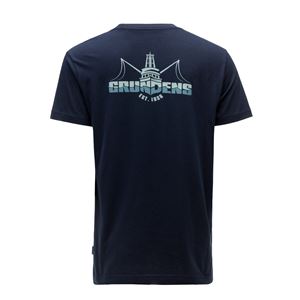 Logo Boat SS T-Shirt - Dark Navy vel. L