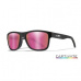 WILEY X OVATION Captivate Polarized - Rose Gold Mirror - Smoke Green/Matte Black