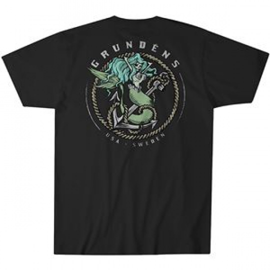 Mermaid SS T-Shirt - Black vel. M