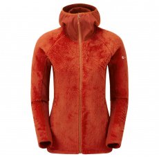 Montane FEM PROTIUM XPD HOODIE-SAFFRON RED-UK14/L dámská bunda červená