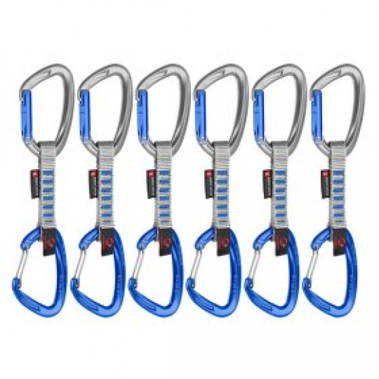 Expreska komplet Mammut Crag Keylock Wire 10 cm Indicator 6-Pack Quickdraws