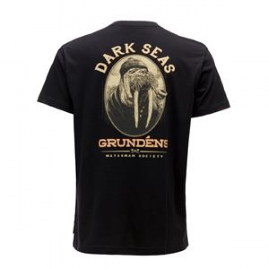 Dark Seas X Grundens Seaworthy SS T-Shirt - Black vel. M