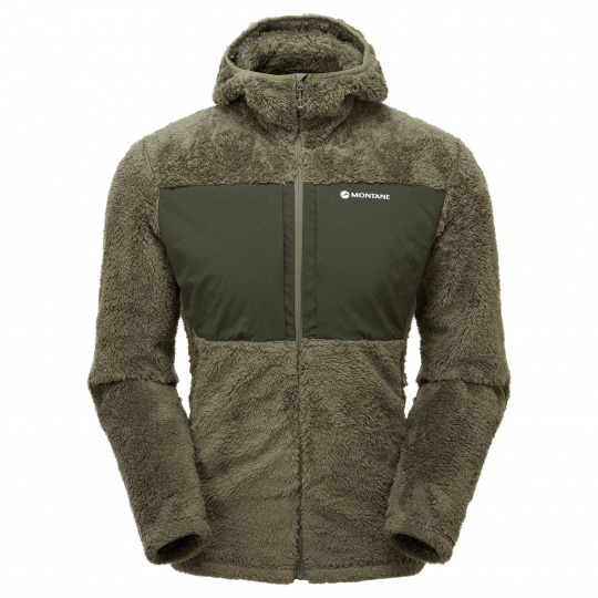 Pánská bunda Montane CALDUS XT HOODIE-CAPER olivová