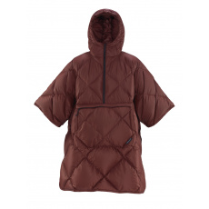 Thermarest HONCHO PONCHO DOWN Burgundy péřové pončo vínové