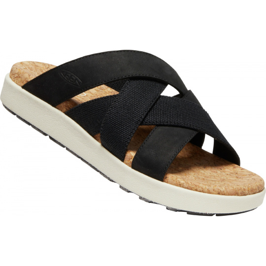 Pantofle Keen ELLE MIXED SLIDE WOMEN black/birch