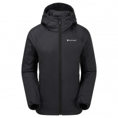 Montane FEM RESPOND HOODIE-BLACK-UK10/S dámská bunda s kapucí černá