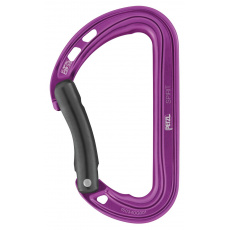 Petzl SPIRIT BENT fialová karabina - prohlý zámek