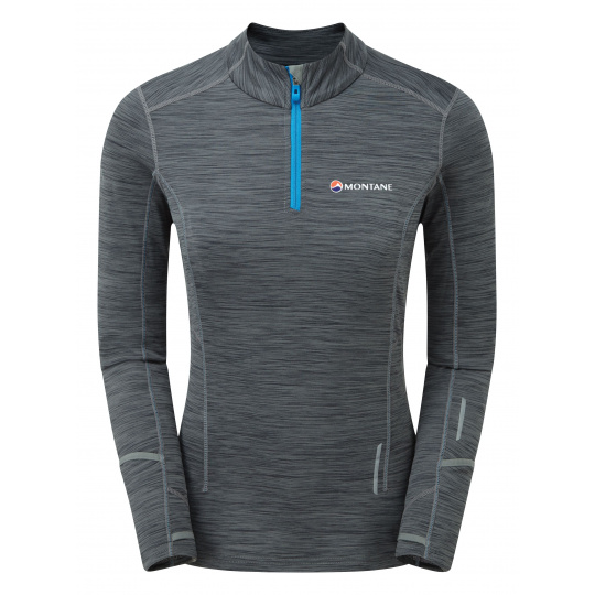 Montane FEM KATLA PULL-ON-STRATUS GREY-UK8/XS dámská mikina šedá