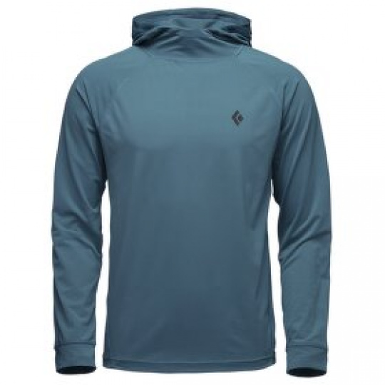 Triko s dlouhým rukávem Black Diamond M LS ALPENGLOW HOODY Creek Blue