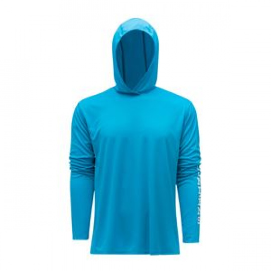 Tough Sun Hoodie - Azure vel. L