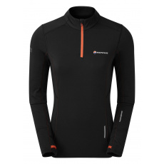 Montane FEM KATLA PULL-ON-BLACK-UK14/L dámská mikina černá