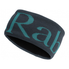 Rab Rab Knitted Logo Headband ebony/EBN ONE čelenka