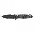 CAC S200 FRENCH ARMY KNIFE TEXTURED PA6 FV BLACK HANDLE