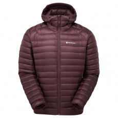 Montane ANTI-FREEZE HOODIE-DARK GARNET-XL pánská bunda hnědofialová