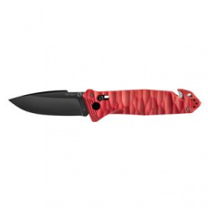 CAC S200 FRENCH ARMY KNIFE TEXTURED G10 RED HANDLE