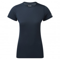 Montane FEM DART LITE T-SHIRT-ECLIPSE BLUE-UK12/M dámské triko modré