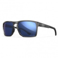 WILEY X FOUNDER, Captivate Polarized Blue Mirror - Gloss Crystal Grey