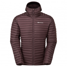 Montane ANTI-FREEZE LITE HOODIE-DARK GARNET-L pánská bunda hnědofialová