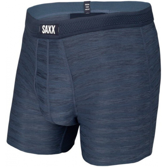 Boxerky Saxx DROPTEMP COOL MESH BB FLY dark denim heather