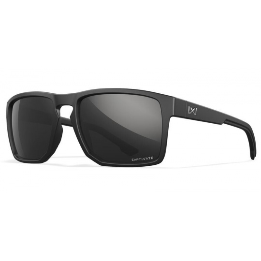 WILEY X FOUNDER, Captivate Polarized Black Mirror - Matte Black