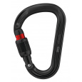 Petzl ATTACHE SCREW LOCK HMS BLACK šroubovací karabina ČERNÁ