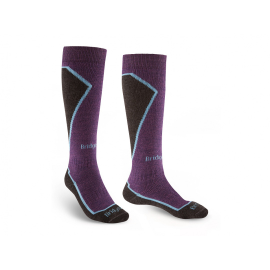 Bridgedale Ski Midweight+ Women's dark purple/141