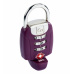 Go Travel zámek TSA Twist ´N´ Set Lock violet