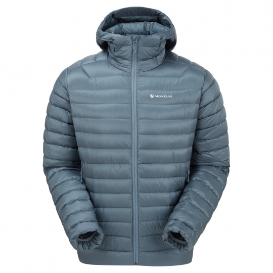 Montane ANTI-FREEZE HOODIE-STONE BLUE-L pánská bunda šedomodrá