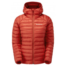 Montane FEM ANTI-FREEZE HOODIE-SAFFRON RED-UK14/L dámská bunda červená