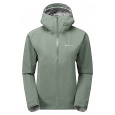 Montane FEM PHASE LITE JACKET-PALE SAGE-UK14/L dámská bunda šedozelená