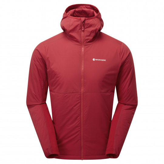 Montane FIREBALL LITE HOODIE-ALDER GREEN-M pánská mikina zelená