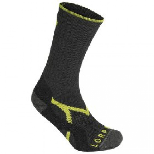 Ponožky Lorpen T2MME T2 MEN MIDWEIGHT HIKER ECO CHARCOAL/LIME