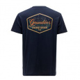 Dark Seas X Grundens Watercraft  SS T-Shirt - Dark Navy vel. XL