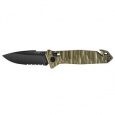 CAC S200 FRENCH ARMY KNIFE TEXTURED PA6 FV ARMY GREEN HANDLE