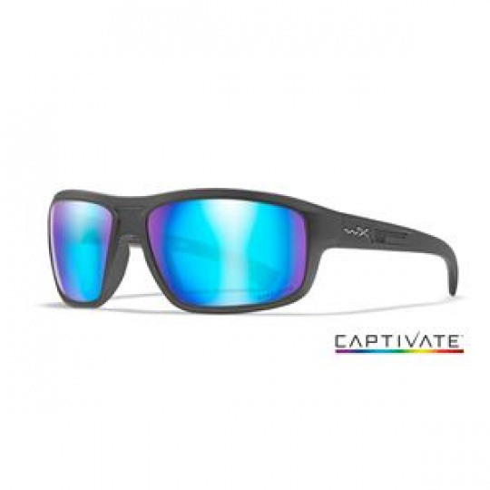 WILEY X CONTEND Captivate Polarized - Blue Mirror - Smoke Grey/Matte Graphite