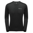 Montane DART LONG SLEEVE T-SHIRT-BLACK-S pánské triko dlouhý ruk. černé