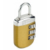 Go Travel zámek Secure Lock Big Wheel gold