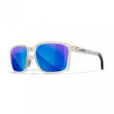 WILEY X ALFA Captivate Polarized - Blue Mirror - Smoke Grey/Gloss Clear Crystal