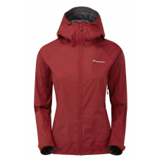 Montane FEM METEOR JKT-TIBETAN RED-UK14/L/40 dámská bunda červená